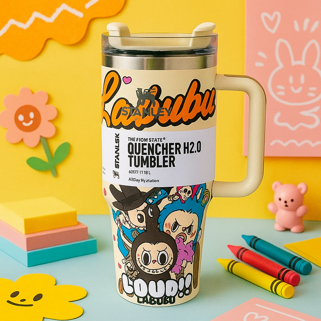Labubu Stanley Quencher H2.0 Tumbler