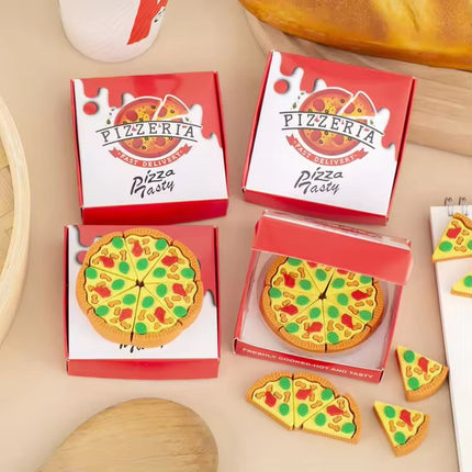 Kiqoo Pizza Eraser Box 🍕