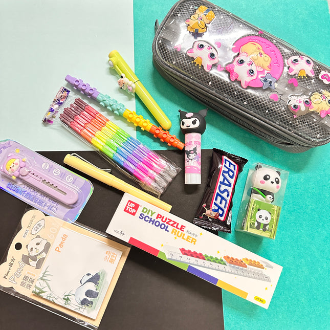 Stationery & Pencil Case combo - KIQOO