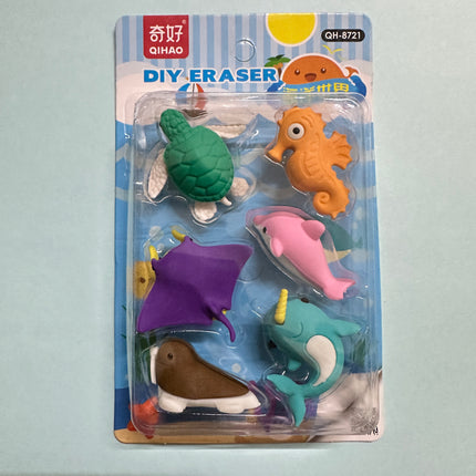 Kiqoo Marine Eraser pack (Assorted)