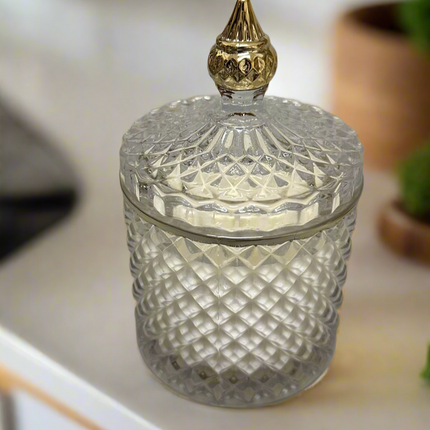 Scented glass jar candle - KIQOO