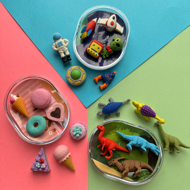 Suitcase full of fun Eraser pack - KIQOO