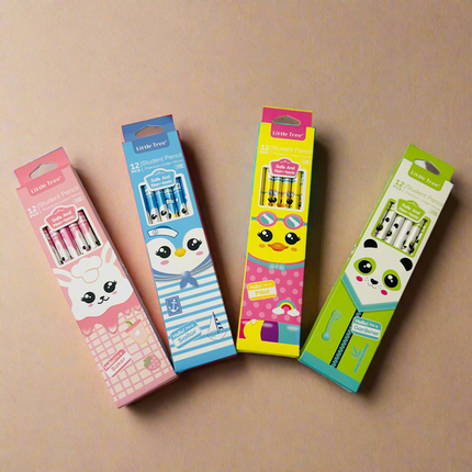 Kiqoo FunStick Pencils 🐼🐧🐰 ✏️