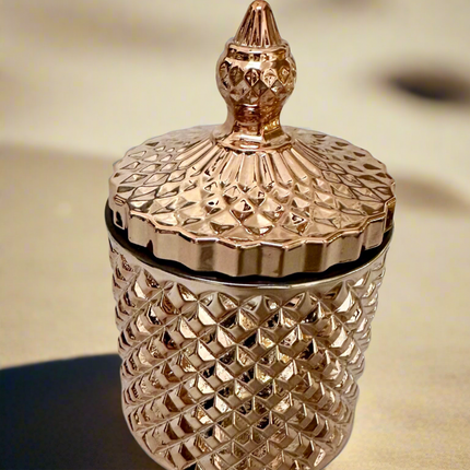 Scented glass jar candle