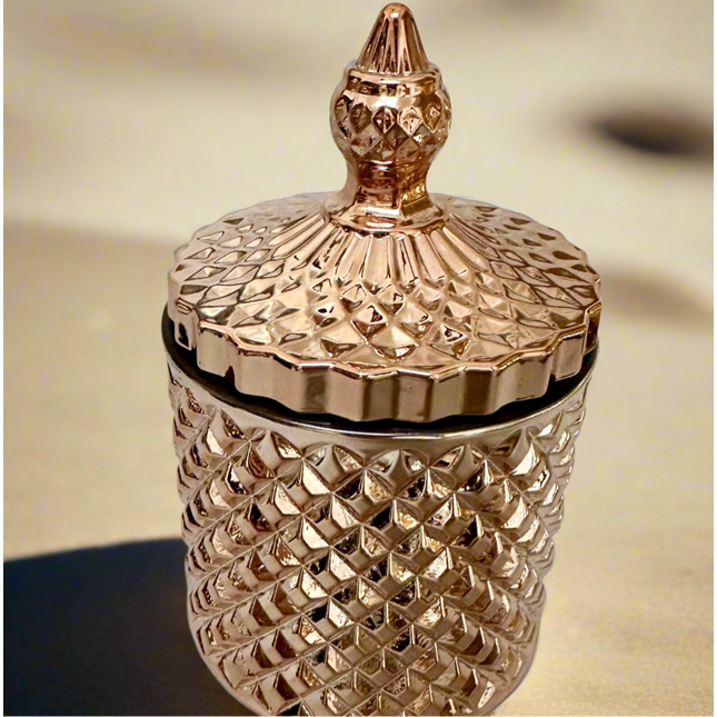 Scented glass jar candle