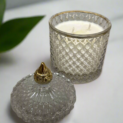 Scented glass jar candle - KIQOO