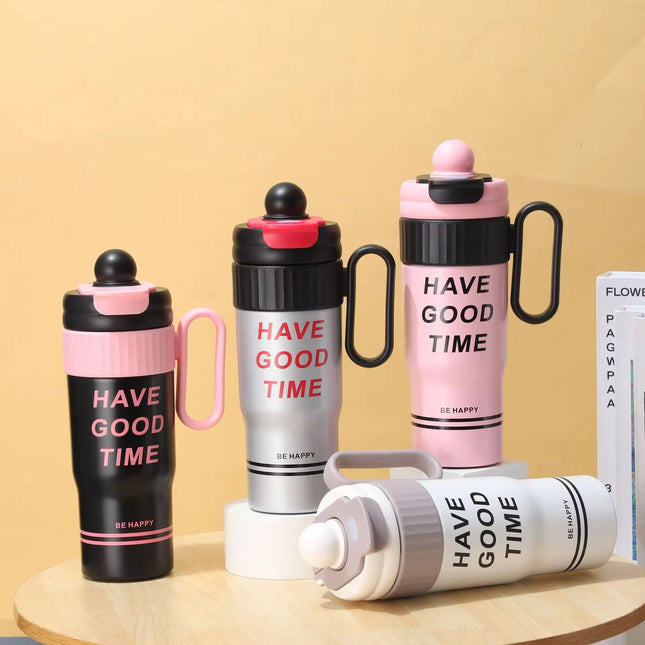 Double drink insulated cup