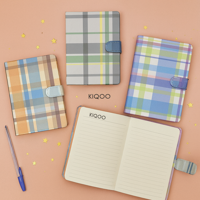 Kiqoo CheckMate Diary 📓✨ (Assorted)