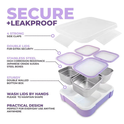 Kiqoo Luxe FlexiBox Lunch Set 🍱🧩
