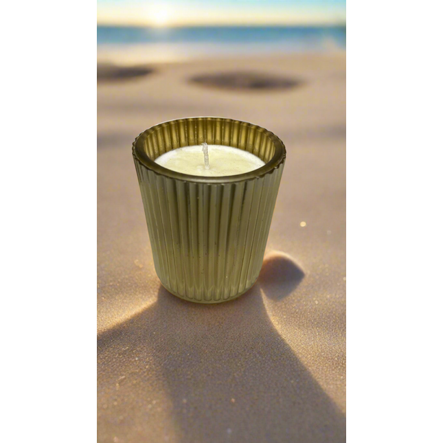 Scented candle in a lined cup - KIQOO