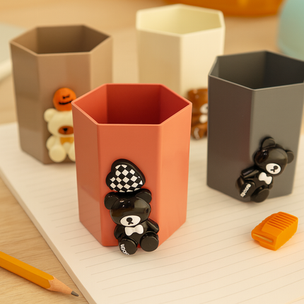 Kiqoo StyleBear Pen Stand 🐻🖊️