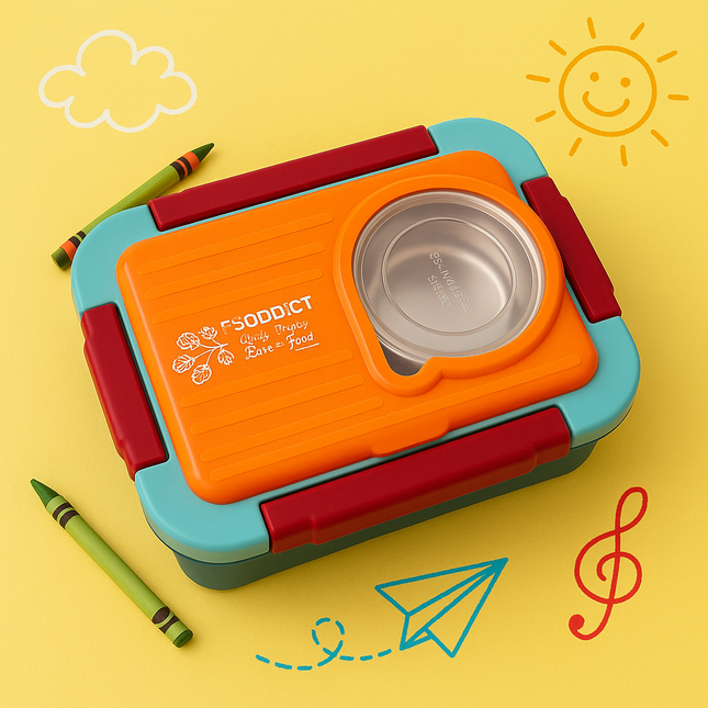 Kiqoo Moly Poly Funbite Bento Lunch Box