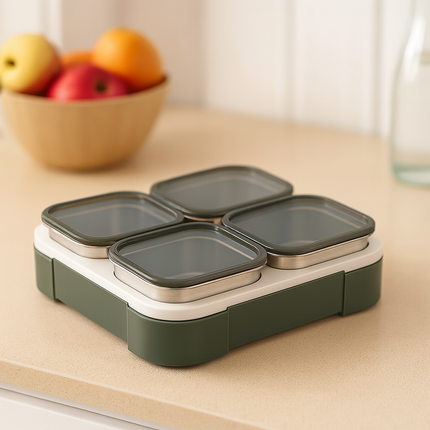 Kiqoo Luxe FlexiBox Lunch Set 🍱🧩