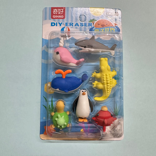 Kiqoo Marine Eraser pack (Assorted)