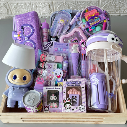 Purple hamper - KIQOO