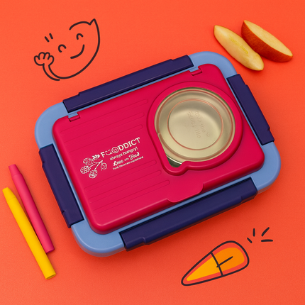 Kiqoo Moly Poly Funbite Bento Lunch Box