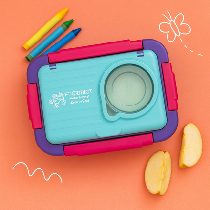 Kiqoo Moly Poly Funbite Bento Lunch Box