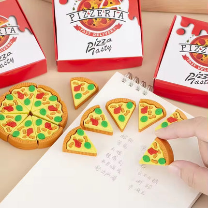 Kiqoo Pizza Eraser Box 🍕