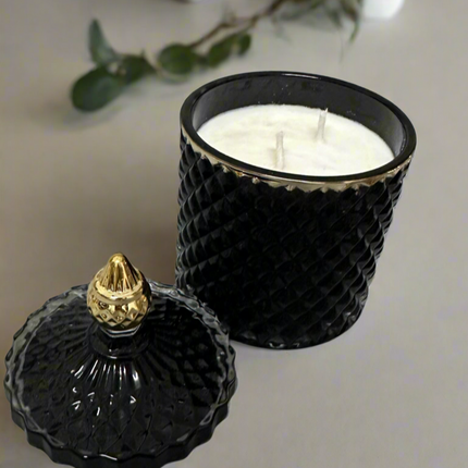 Scented glass jar candle - KIQOO