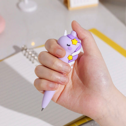 Cute Unicorn Cartoon Pen – Colorful Fantasy Stationery