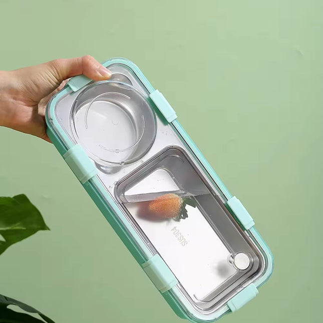 Sleak 2-Compartment Bento Lunch Box - KIQOO