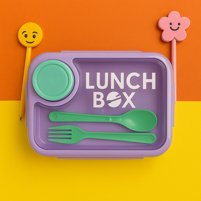 Fresh Bento 3-compartment Lunch Box - KIQOO