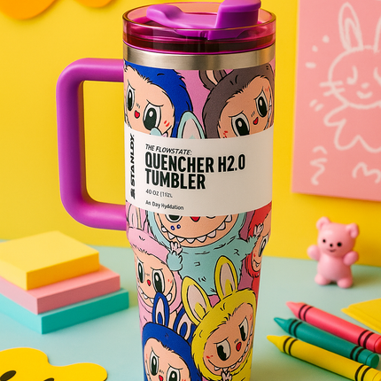 Labubu Stanley Quencher H2.0 Tumbler