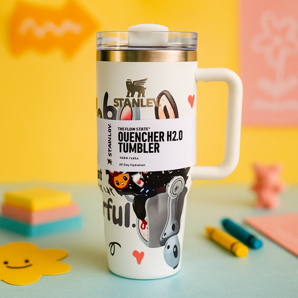 Labubu Stanley Quencher H2.0 Tumbler