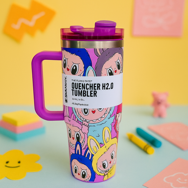 Labubu Stanley Quencher H2.0 Tumbler
