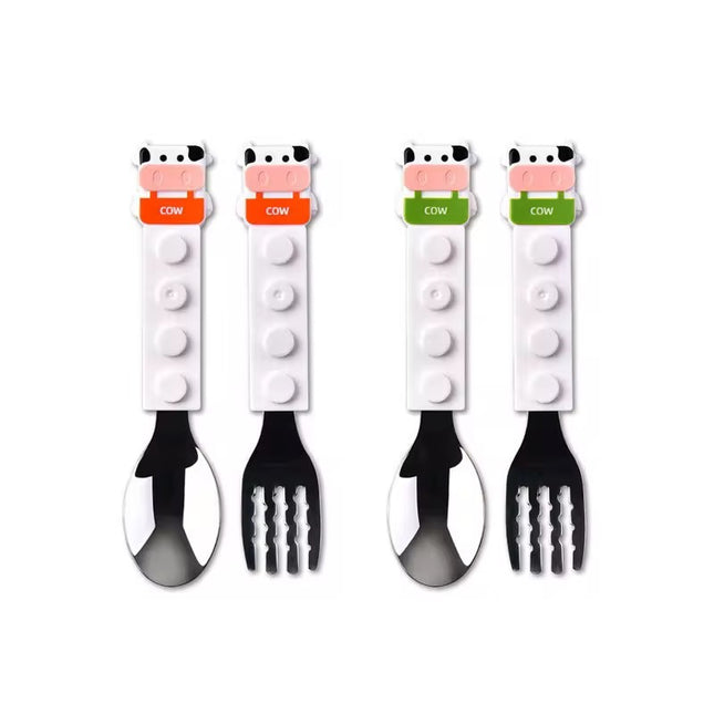 Kiqoo MooMunch Cutlery Set 🐄 🥛