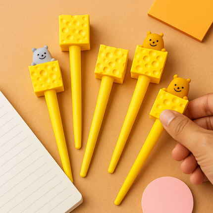 Kiqoo CheezyPop Pen 🧀🐭✏️ (Assorted)