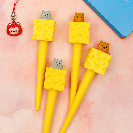 Kiqoo CheezyPop Pen 🧀🐭✏️ (Assorted)