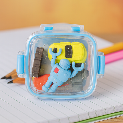 Kiqoo Tiffin Eraser Box 🍱 (Assorted)