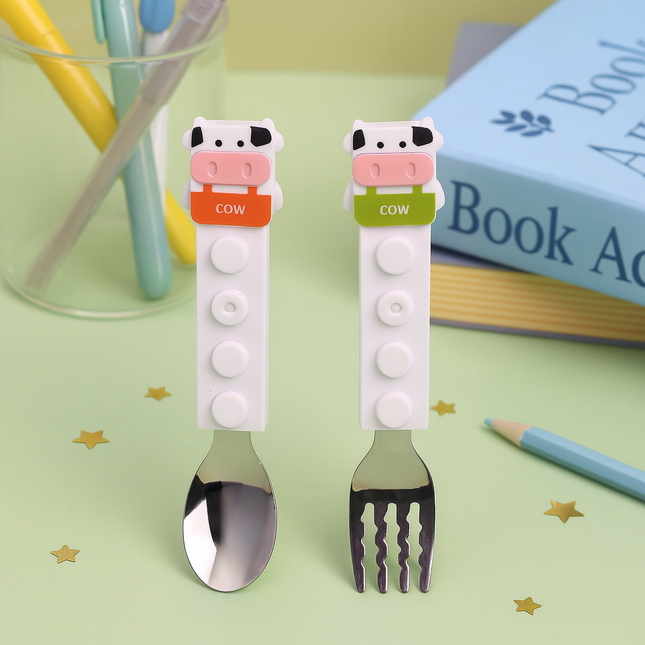 Kiqoo MooMunch Cutlery Set 🐄 🥛