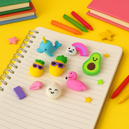 Kiqoo Greens Eraser pack (Assorted)