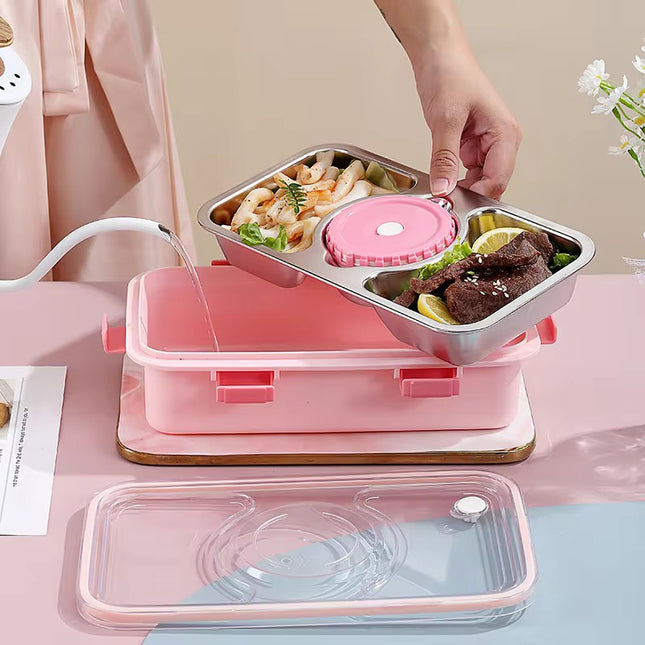 3-Compartment Bento Lunch Box - KIQOO