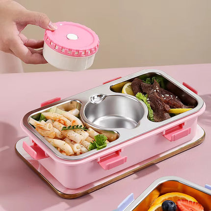 3-Compartment Bento Lunch Box - KIQOO