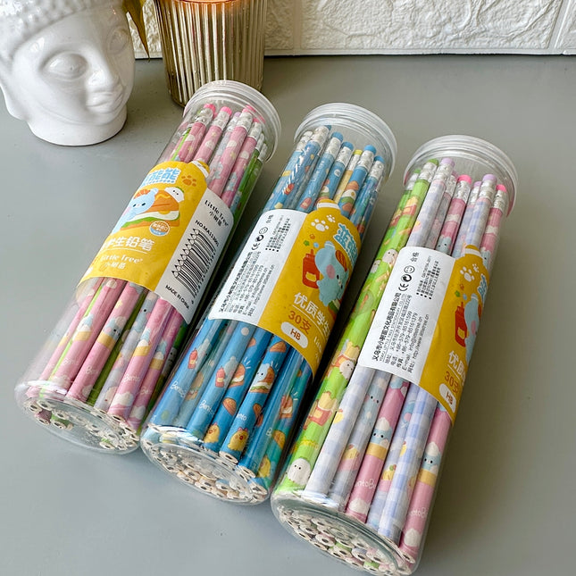 Box of Pencils (Assorted colour box) - KIQOO